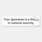 Uw Bumpersticker (Voorkant)