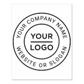 Uw Business Logo Aangepaste Eenvoudige Rubber Stam Rubberstempel (Afrduk)