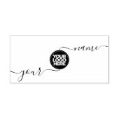 Uw Business Logo Aangepaste Handtekening Rubberstempel (Afrduk)