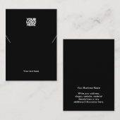 Uw Business Logo Black Ketting DisplayCard Visitekaartje (Voorkant / Achterkant)