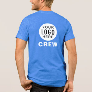 Uw Business Logo Corporate Employee Custom Tri-Blend Shirt