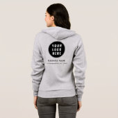 Uw Business Logo Corporate medewerkers Swag Custom Hoodie (Achterkant volledig)