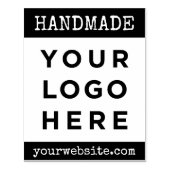 Uw Business Logo Custom Bold Handmade Rubberstempel (Afrduk)