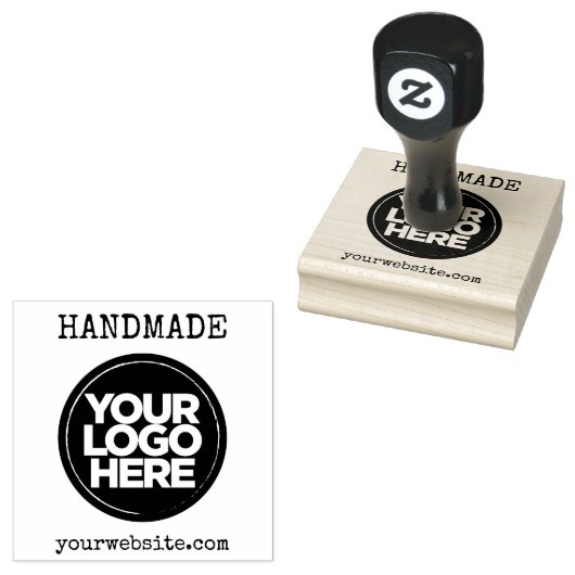 Uw Business Logo Custom Crafts Zelfgemaakt Rubberstempel (Gestempeld)