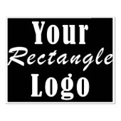 Uw Business Logo Custom Grote Rubber Stamp Rubberstempel (Afrduk)