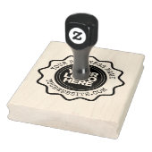 Uw Business Logo Custom Grote Rubber Stamp Rubberstempel (Stempel)