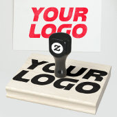 Uw Business Logo Custom Grote Rubber Stamp Rubberstempel