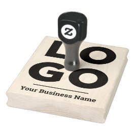 Uw Business Logo Custom Grote Rubber Stamp Rubberstempel
