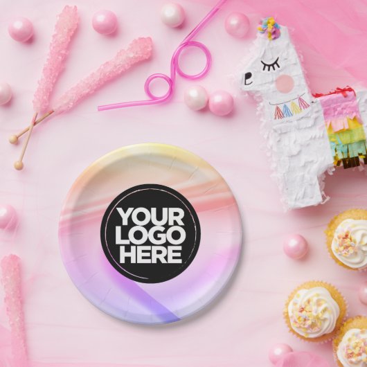 Uw Business Logo Custom Holographic Crafts Party Papieren Bordje (Feest)