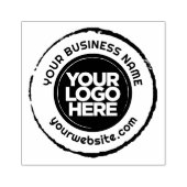 Uw Business Logo Custom Licht Kleur Rubber Stamp Rubberstempel (Afrduk)