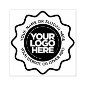 Uw Business Logo Custom Speelse Rubber Stamp Rubberstempel (Afrduk)