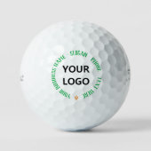 Uw Business Logo Custom Tekst Golfballen Stempel (Voorkant)