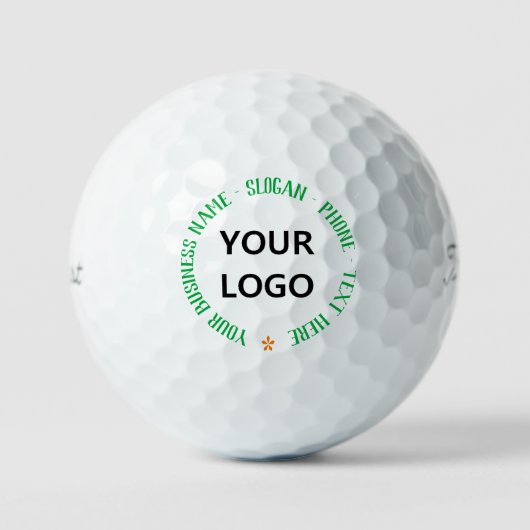 Uw Business Logo Custom Tekst Golfballen Stempel (Voorkant)