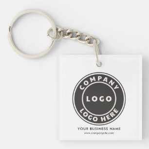 Uw Business Logo en Bedrijf Swag Custom Sleutelhanger