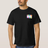 Uw Business Logo en QR Code T-Shirt Voorbeeld (Voorkant)