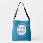 Uw Business Logo en tekst Crossbody Bag Voorbeeld Tas (Achterkant)