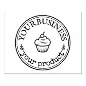 Uw Business Logo Gepersonaliseerde Zelfgemaakte Cu Rubberstempel (Afrduk)