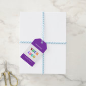 Uw Business Logo Gift Labels Voorbeeld aangepaste Cadeaulabel (Met Touw)