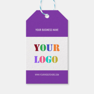 Uw Business Logo Gift Labels Voorbeeld aangepaste  Cadeaulabel