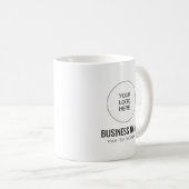 Uw Business Logo Hier Klanttekst Sjabloon Koffiemok (Voorkant rechts)