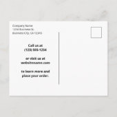 Uw Business Logo Levering en Curbside Pickup Aankondigingskaart (Achterkant)