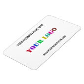 Uw Business Logo Name Website Promotion Magnet Magneet (Linkerzijde)