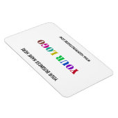 Uw Business Logo Name Website Promotion Magnet Magneet (Rechterzijde)
