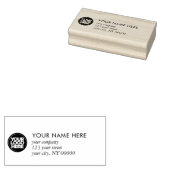 Uw Business Logo Professional retouradres Rubberstempel (Gestempeld)