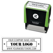 Uw Business Logo Professional Zelfinktstempel Zelfinktende Stempel (In situ)