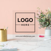 Uw Business Logo Professioneel Acrylteken Acryl Bord (Huwelijk)