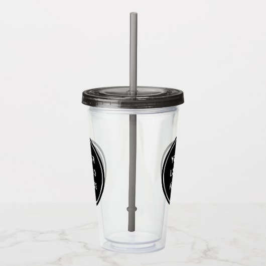 Uw Business Logo Promotion Business Company Acryl Drinkbeker (Rechts)