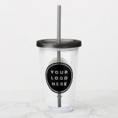 Uw Business Logo Promotion Business Company Acryl Drinkbeker (Voorkant)