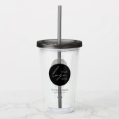 Uw Business Logo Promotion Business Company Acryl Drinkbeker (Voorkant)