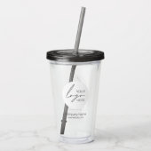 Uw Business Logo Promotion Business Company Acryl Drinkbeker (Achterkant)