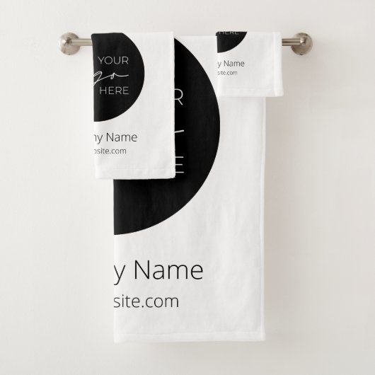 Uw Business Logo Promotion Business Company Bad Handdoek (Insitu)