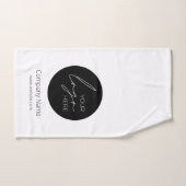 Uw Business Logo Promotion Business Company Bad Handdoek (Handdoek)