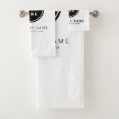 Uw Business Logo Promotion Business Company Bad Handdoek (Insitu)