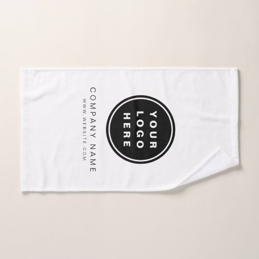 Uw Business Logo Promotion Business Company Bad Handdoek (Handdoek)