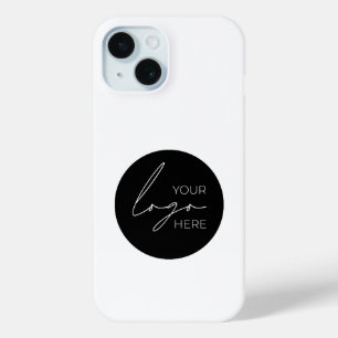 Uw Business Logo Promotion Business Company iPhone 15 Case