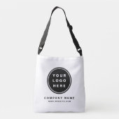 Uw Business Logo Promotion Business Company Crossbody Tas (Achterkant)