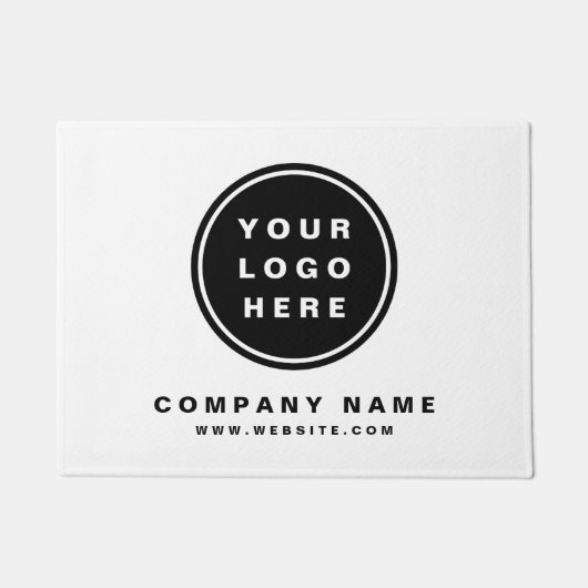 Uw Business Logo Promotion Business Company Deurmat (Voorkant)