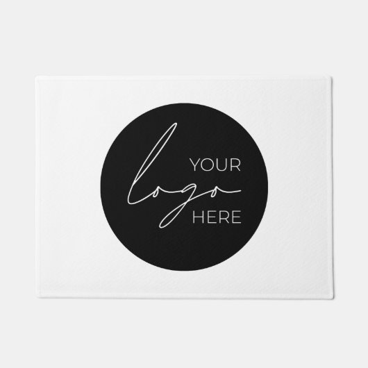 Uw Business Logo Promotion Business Company Deurmat (Voorkant)