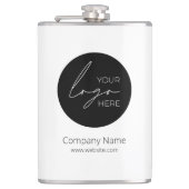 Uw Business Logo Promotion Business Company Heupfles (Voorkant)