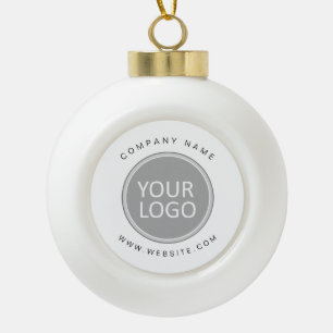 Uw Business Logo Promotion Business Company Keramische Bal Ornament