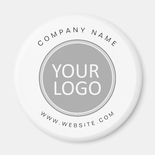 Uw Business Logo Promotion Business Company Magneet (Voorkant)
