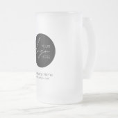 Uw Business Logo Promotion Business Company Matglas Bierpul (Voorkant rechts)