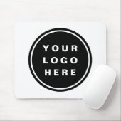 Uw Business Logo Promotion Business Company Muismat (Met muis)