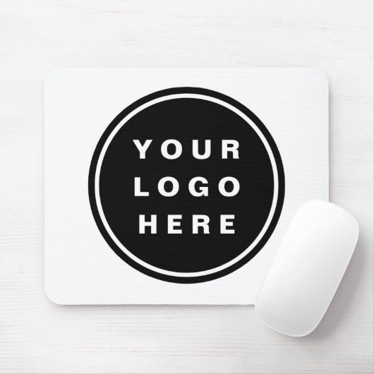 Uw Business Logo Promotion Business Company Muismat (Met muis)