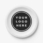 Uw Business Logo Promotion Business Company Papieren Bordje (Voorkant)