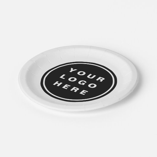 Uw Business Logo Promotion Business Company Papieren Bordje (Gekanteld)